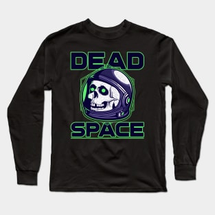 Dead Space Astronaut Skull Sci Fi Long Sleeve T-Shirt